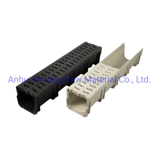 Decorative Rectangle SMC Floor Grates Road Drain Channel with Covers